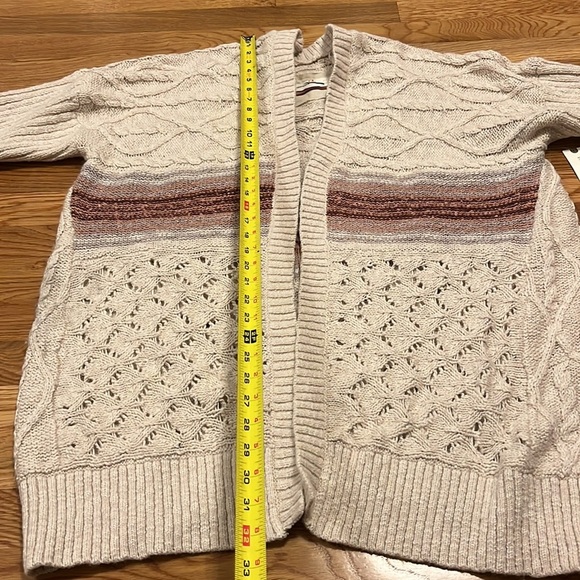 NWT Anthropologie Pilcro Jemma Cable Knit Cardigan M/L - Picture 10 of 16